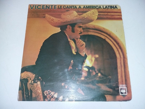 Lp Vinilo Disco Vicente Fernandez Le Canta A America Latina