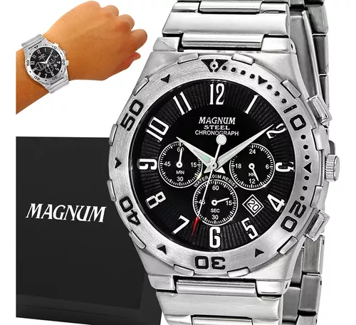 Relógio Masculino Magnum Automático Ma35075p