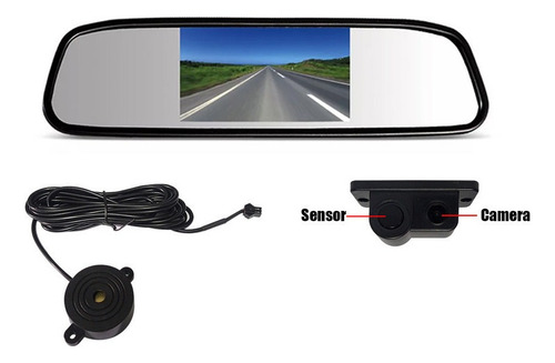 Retrovisor Interno Lcd + Camera Com Sensor De Ré Sprinter