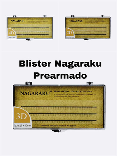 Blister Prearmados Nagaraku 2d 3d 4d