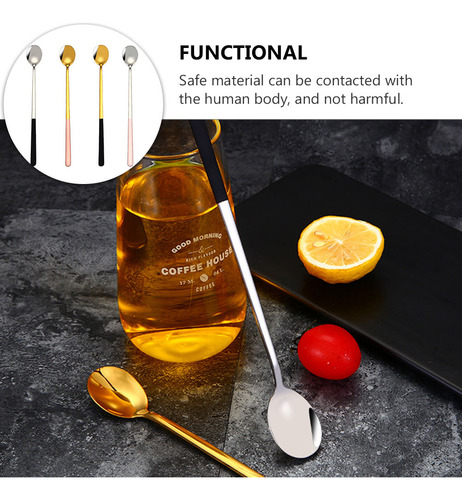 Cuchara Para Saltear Café Y Té, Mango Largo, Cuchara Para He