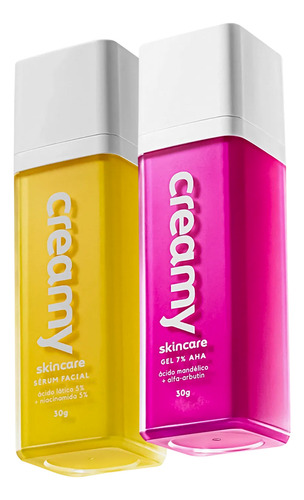 Kit Creamy Ácido Lático Sérum Facial E Ácido Mandélico