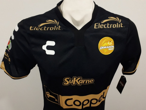 Imagen 7 de 7 de Jersey Dorados De Sinaloa Negra Charly 2016 Clausura Visita