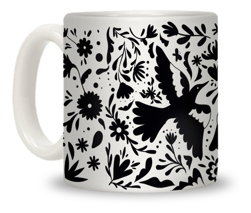 Taza Bordado Mexicano Personalizada