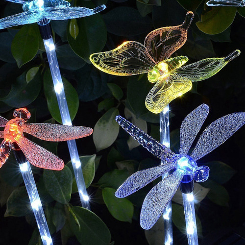 Nuevo 3 Unids Solar Powered Led Rgb Luz Jardín Patio Césped
