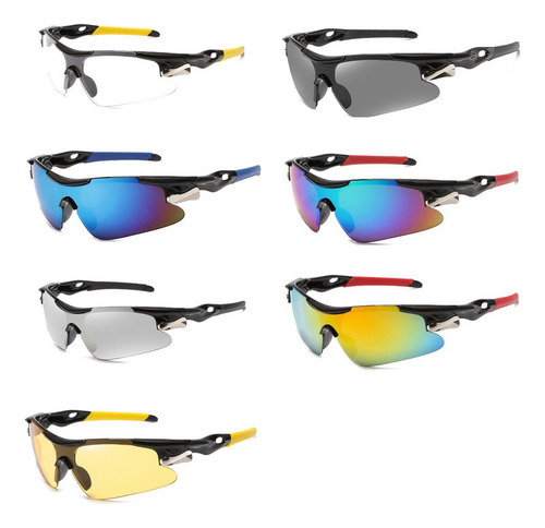 7pcs Gafas Deportivas Bicicleta Ciclismo Mtb Velocidad