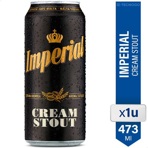 Cerveza Imperial Cream Stout Lata 473ml 01almacen