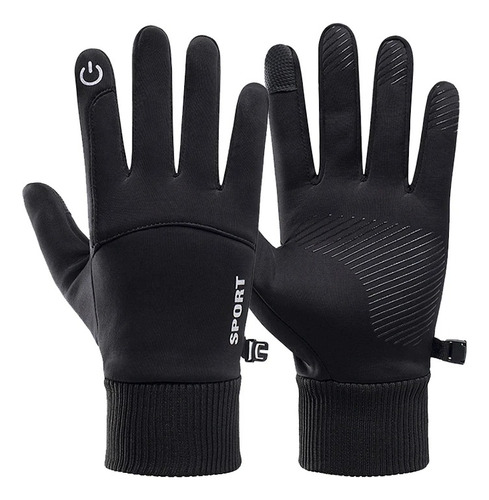 Guante Para Moto Invierno Negro