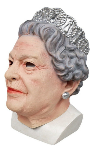 Máscara De La Reina Británica Máscara De Cosplay De La Reina