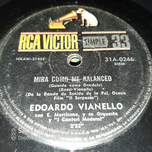 Simple Edoardo Vianello Rca Victor C15