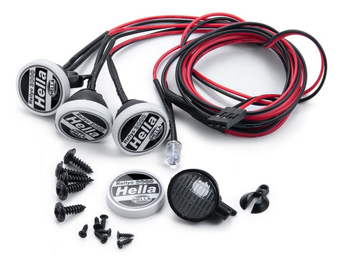 Kit De 4 Luces Led Para Faros Delanteros Para Axial Scx10 