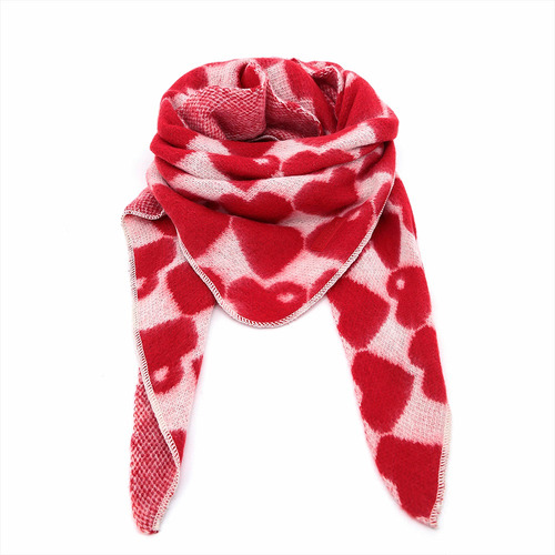 Bufanda Oreiro Love Mujer Estampado 180x60 Bufanda Invierno