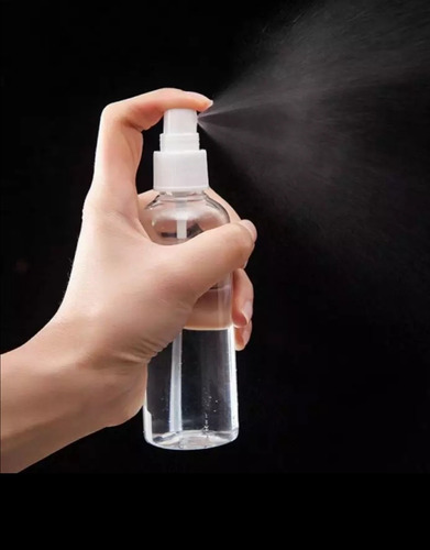 5 Botella De Spray Plastico 50ml. Trasparente.