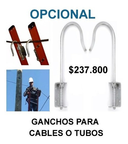 Escalera Extension Fibra 24 Pasos / 7.4 Mts 114 Kg