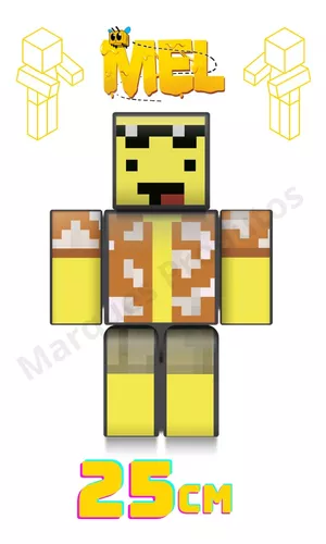 Boneco r Mel Minecraft Articulado - 25 cm Algazarra - LOJAS RENASCER