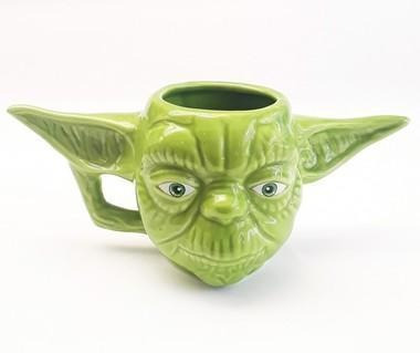 Imagem 1 de 2 de Caneca Porcelana 3d Star Wars - Yoda