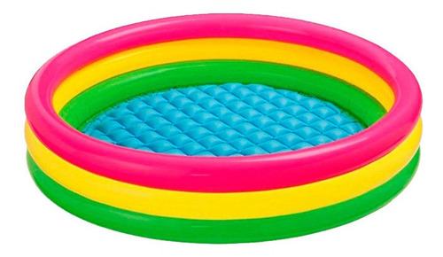 Piscina Inflable Para Niños,  Tricolor 