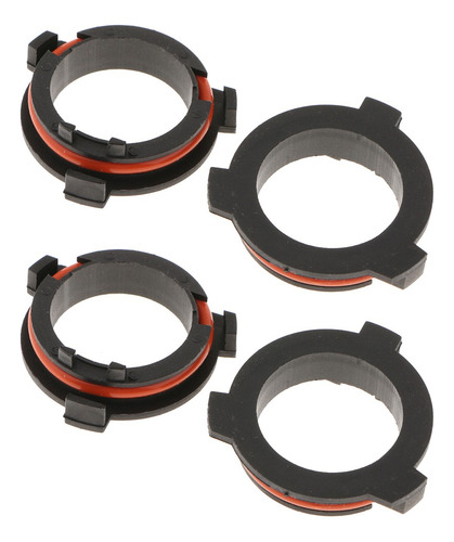* 2 Pares Adaptador De Led H7 Soporte De Bombilla Xenon Base