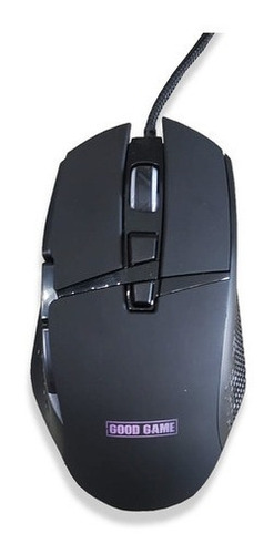Mouse Gamer 8 Botones 7200 Dpi Usb Led Good Game Color Negro