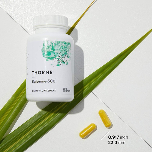 Imagen 2 de 7 de Thorne Berberine-500 Berberina X 60 Caps