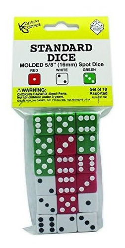 Koplow Games Dot Dice Set Accesorios Para Aulas