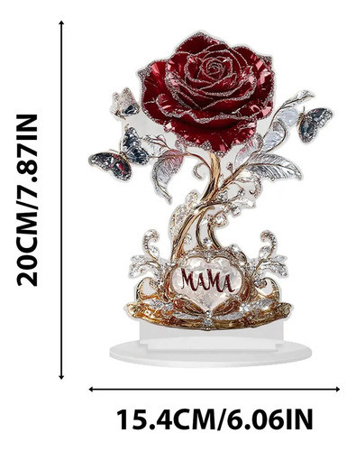 Adornos Con Rosas For El Día De La Madre, Decoración Navide
