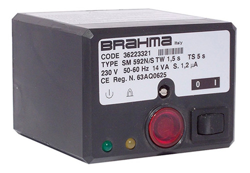 Sm592n/s Control De Llama Brahma Quemador A Gas Atmosférico