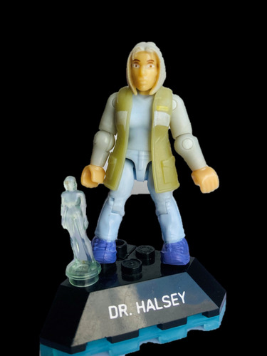 Mega Construx Halo Héroes Serie 9 Dr. Halsey Con Cortana (Usado)