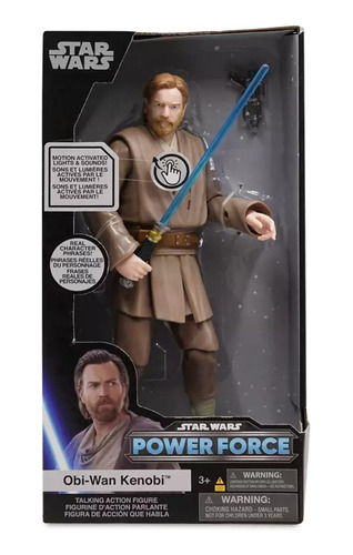 Star Wars Obi Wan Kenobi Frases Sonidos Luces 30 Cms Disney