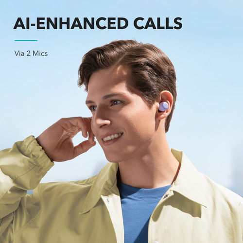 Audífonos True Wireless Soundcore A20i Bluetooth 5.3 Púrpu