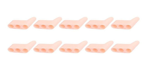 5 Pares De Férula De Silicona Gel Tapa Cubierta Tubo Piel