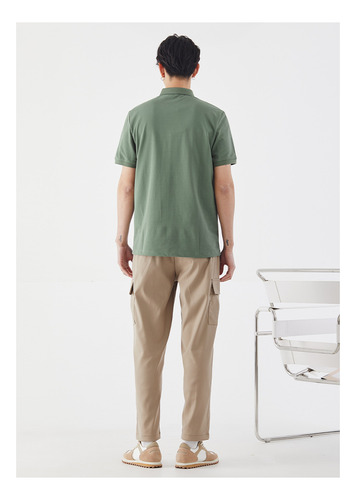 Polo Hombre 2025 Liso Cuello Vuelto - Casual Verano