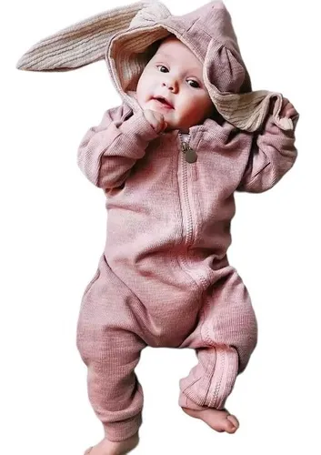 Ropa Bebe Conejo Pijama Enteriza Disfraz Alta Calidad