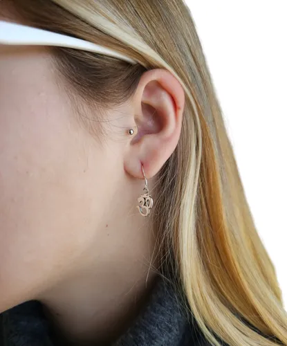 Aros Gancho Ohm. Mantra. Plata 925