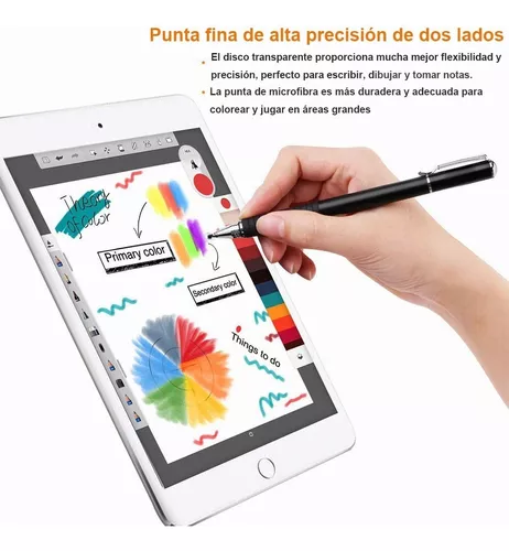 Lapiz Táctil Stylus Para Tablet 2 Unidades Negro