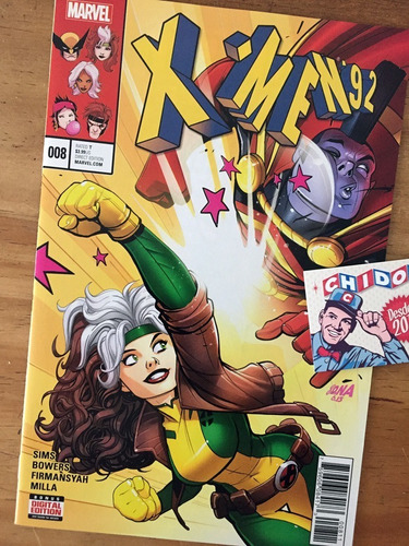 Comic - X-men 92 #8 Dna Rogue David Nakayama