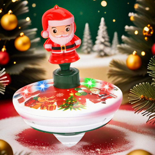 Peonza Giratoria Con Luz Led, Regalo De Navidad Para Niños,
