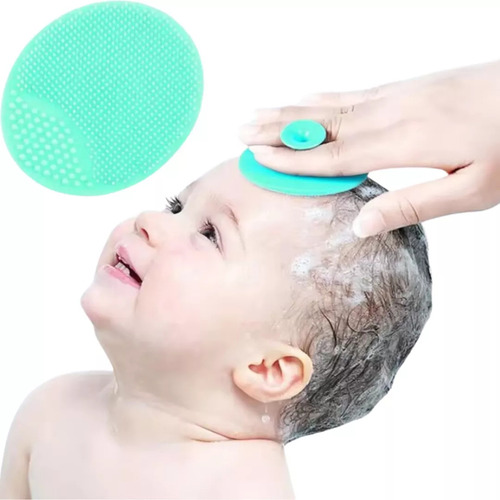 Set 3 Cepillo Baño Silicona Bebe Ducha Masaje Cabeza Bebe