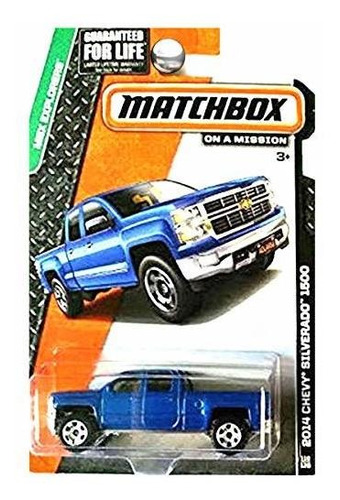 Matchbox Mbx Explorers 2014 Chevy Silverado 1500 Blue Oghyu
