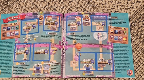 Mini Albun Figuritas Clash Royale Completo A Pegar