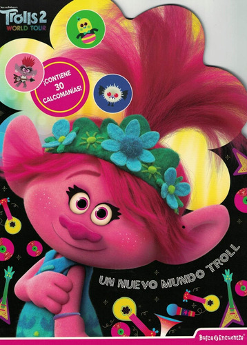 Trolls 2 Busca Y Encuentra - 30 Calcomanias, De Pi Kids. Editorial Publications International En Español