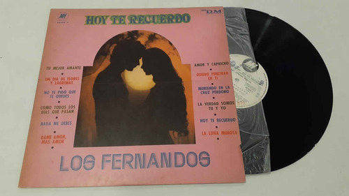 Los Fernandos Hoy Te Recuerdo Promo 1980  Vinilo