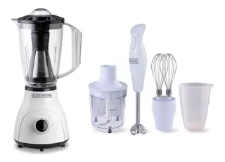 Combo Black+decker Licuadora Bl1002f + Minipimer Hb1003wc-ar