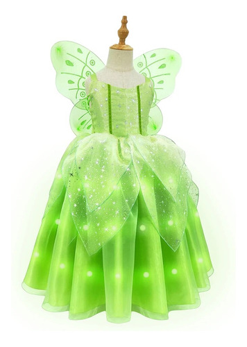 Vestido De Princesa 3d Para Niña, Elsa Anna Aurora, Fiesta I