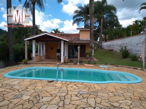 Linda Chácara Com 03 Dormitórios, Piscina, Área Gourmet, Pomar, Pertinho Da Cidade À Venda, 800 M² Por R$ 350.000 - Zona Rural - Pinhalzinho/sp - Ch0003