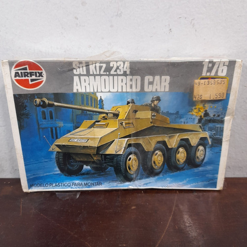 Imagem 1 de 2 de Plastimodelo Airfix Kiko 1311 Armoured Car 1/76 Lacrado Ww2