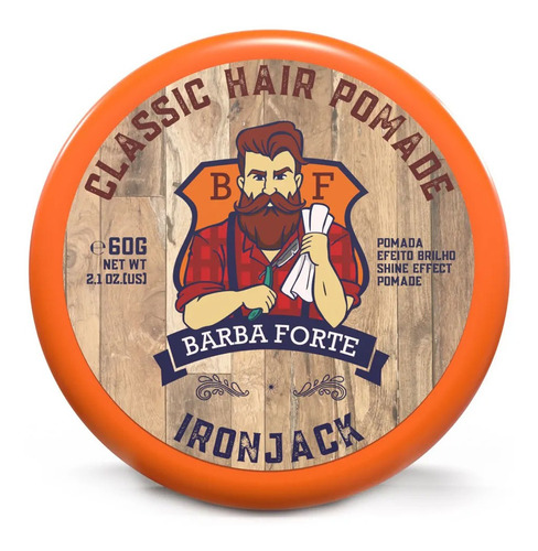 Pomada clásica para el cabello Ironjack Barba Forte 60 g