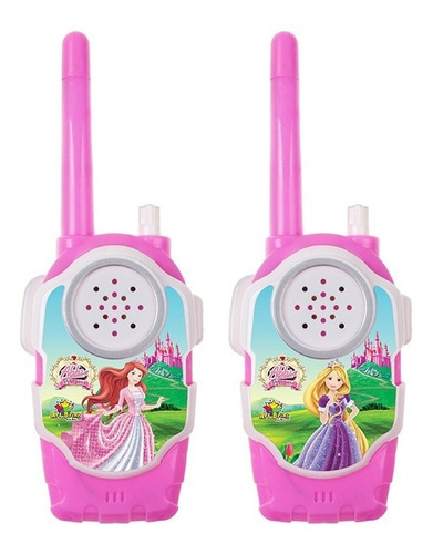 Walkie Talkie Infantil Princesas Rádio Comunicador