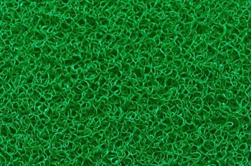 Tapete Capacho 120x60 Liso 13mm Antiderrapante Cor Verde Desenho Do Tecido Trama Vinílica 13mm