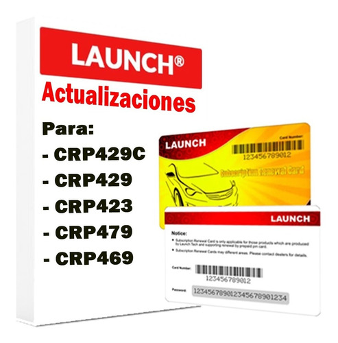 Actualización 1 Año Escáner Software Launch Crp429c Crp479